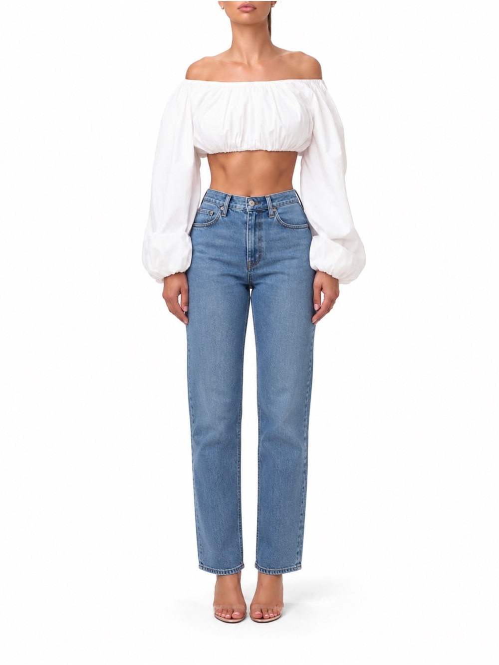 84. Naked wardrobe β’ NWT white cotton top